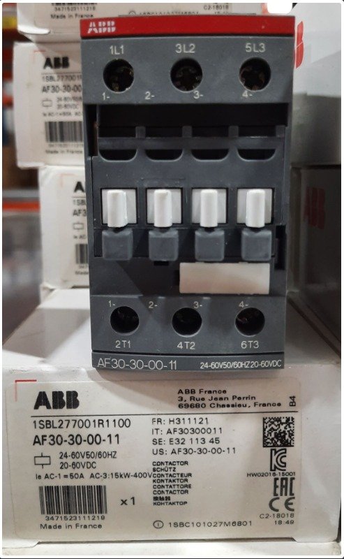 CONTACTOR,?3?POLE,?24-60V,?50/60?HZ,?50?AMPS