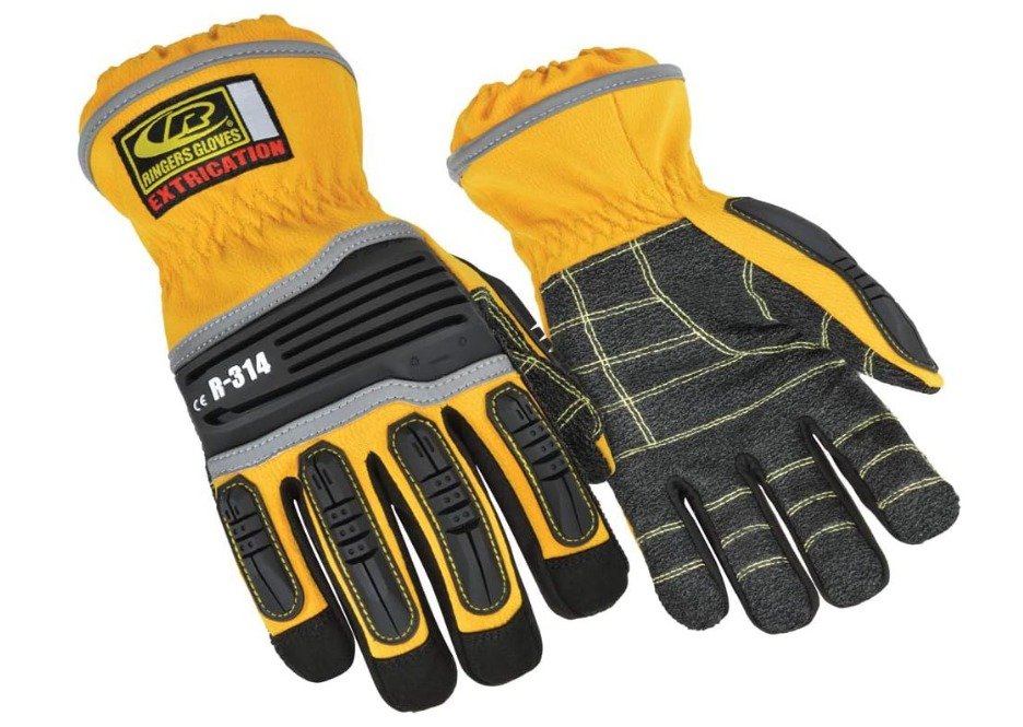 GLOVES, EXTRICATION, YELLOW,