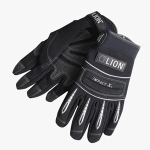 GLOVES, ROPE RESCUE, BLACK, XX-LARGE, MANUFACTURER: LION,