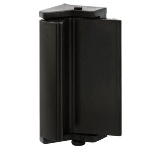 LATCH, SLIDING WINDOW, SPRING LOADED, PLASTIC, BLACK,