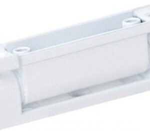 HINGE, WINDOW, ZINC, 9016 WHITE, 75 MM