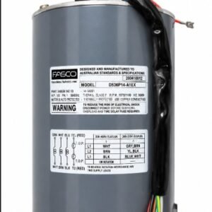 MOTOR, CONDENSER FAN, 1130/950 RPM, 3/4 HP, 50/60 HZ,