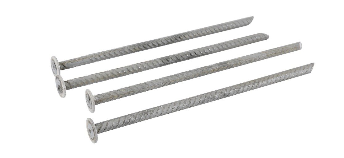 REBAR SPIKES, SILVER, 14 X 0.5 INCHES