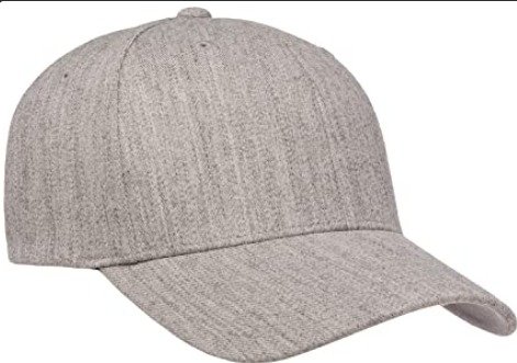 CAP, COTTON-POLY, FLEXFIT, MAROON,