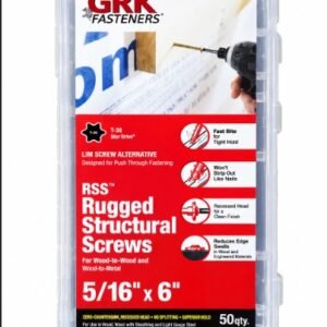 RUGGEDSTRUCTURAL SCREWS