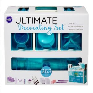 ULTIMATE PROFESSIONAL CAKE DECORATING SET, CADDY WITH 177 PIECES