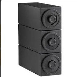 ADJUSTABLE CUP DISPENSER 8- 44 OZ,3 SLOT, BLACK