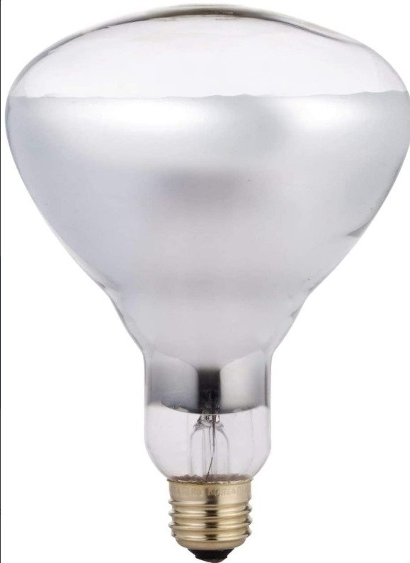 HEAT LAMP BULBINFRARED WHITE 250 WATT