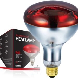 INFRARED HEAT LAMP BULB RED 250 WATT