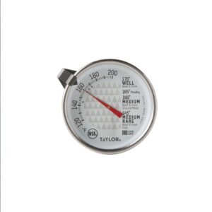 OVEN THERMOMETER 2" DIAL ANALOG STAILESS STEEL, 100 TO 600 ?F, 50 TO 300 ?C