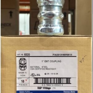 COUPLING, ELECTRICAL CONDUIT, STEEL, 1 INCH