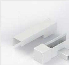 CONNECTOR, RACEWAY, RUN END, 3-WAY, ELECTRO-GALVANIZED