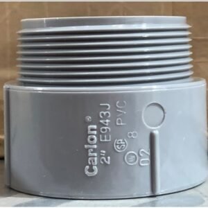 ADAPTER, ELECTRICAL CONDUIT, PVC, 2 INCHES