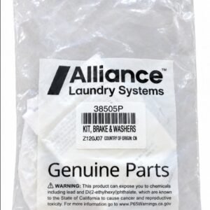 BRAKE KIT AND WASHER, ROUND, STEEL, BLACK, 14.5 CM, MANUFACTURER: ALLIANCE,