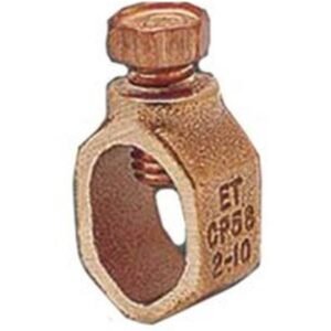 CLAMP, GROUND ROD, SILICON BRONZE, 1/2 - 5/8 INCHES