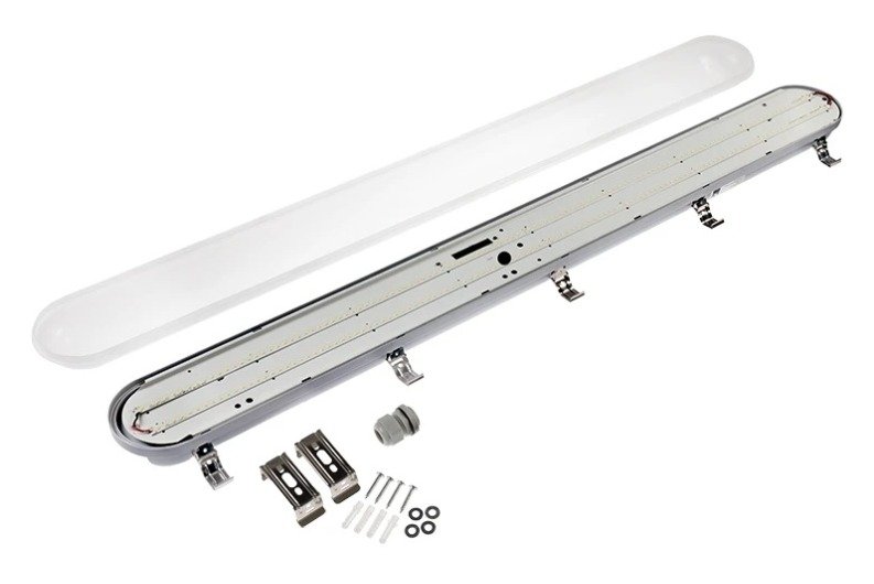FIXTURE, LIGHTING, LED, COOL WHITE, 5000K, 4 FEET, 60W