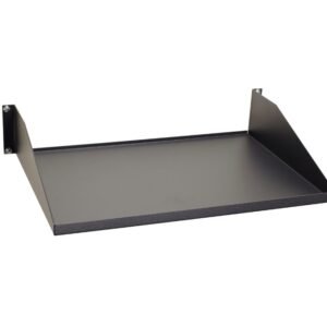 SHELF, RACKMOUNT, COLD-ROLLED STEEL, 2U, 100 LBS, 19 X 3.48 X 12.21 INCHES
