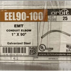 ELBOW, ELECTRICAL CONDUIT, 90??, GALVANIZED STEEL, 1 INCH