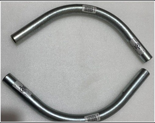 ELBOW, ELECTRICAL CONDUIT, 90??, ZINC-PLATED STEEL,