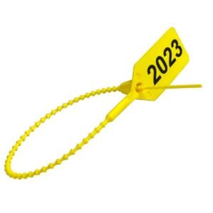SEAL, FIRE EXTINGUISHER, MEDIUM FLAG, YELLOW, 9 INCHES ; MANUFACTURER: YELLOW,