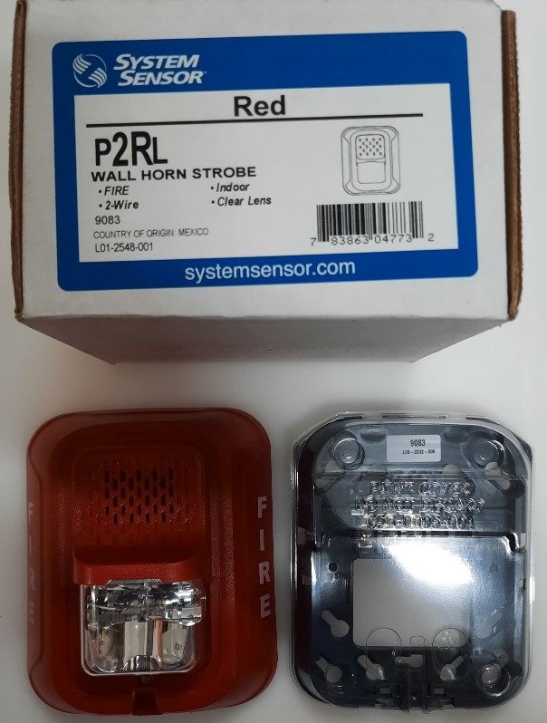 ALARM, HORN STROBE, RED