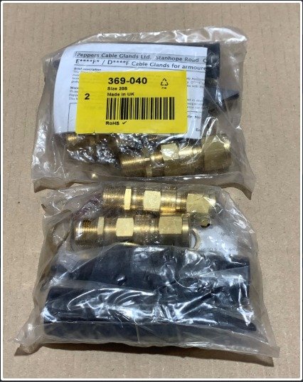 UNION, ELECTRICAL CONDUIT, w/LOCKNUT AND EARTH TAG, BRASS, BLACK,