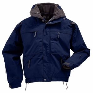 JACKET, COLD WEATHER, 5-IN-1, POLYESTER/NYLON, BLACK, LARGE, MANUFACTURER: 5.11 INC, MODEL: 48017,  48360 ; MANUFACTURER: 5.11 INC,