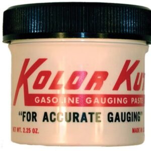 GASOLINE INDICATING PASTE, LIGHT PINK, 2.25 OZ ; MANUFACTURER: KOLOR-KUT PRODUCTS CO,