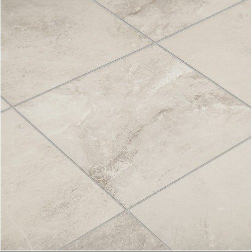 TILE, FLOOR AND WALL, PORCELAIN, WHITE, 20 X 20 INCHES