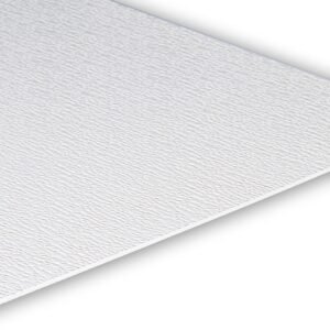 INSULATION BOARD, (WALL BOARD), POLYESTER RESIN, FRP, WHITE, 4 X 8 FEET