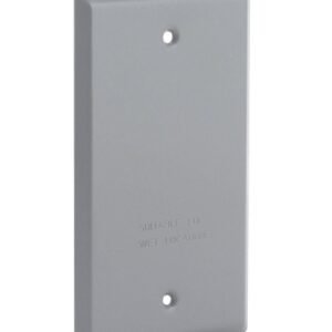 COVER, OUTLET BOX, ELECTRICAL, SINGLE GANG