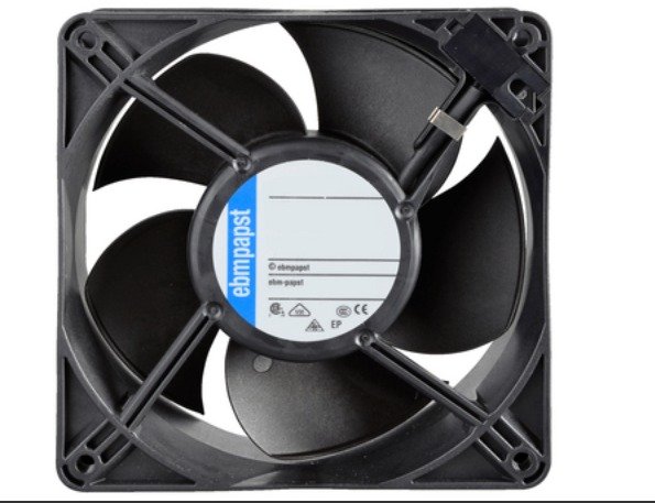 FAN, AXIAL, 3000RPM, 1PH, 230V, 50/60HZ, 119 X 119 X 38 MM, MANUFACTURER: EBM-PAPST (EBMPAPST),