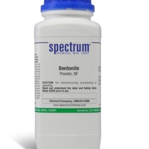 BENTONITE, POWDER, ANALYTICAL REAGENT, 500 GRAMS, MANUFACTURER: SPECTRUM CHEMICAL MFG. CORP,