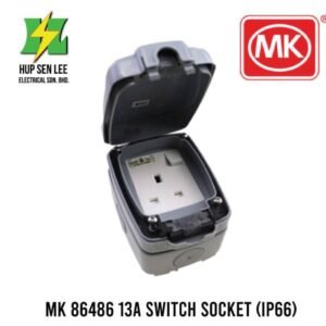 SOCKET OUTLET, PLUG-IN, WEATHERPROOF, 1 POLE, 1 GANG, 13A