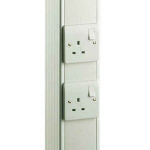 POLE ASSEMBLY, POWER, ALUMINIUM, POWDER COATED