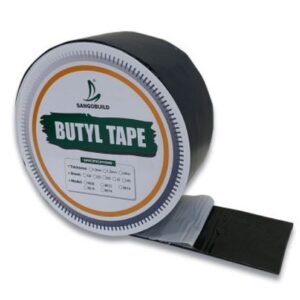 TAPE, ADHESIVE, RUBBER, BUTYL, 2 INCHES X 50 FEET