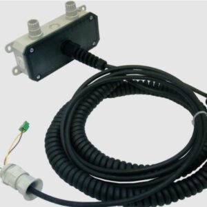 CABLE ASSEMBLY, SPIRAL, w/ PNEUMATIC SWITCH AND JUNCTION BOX, 24V