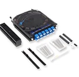 SPLICE ENCLOSURE, FIBER (SPLICE CASSETTE), PIGTAILED, SINGLE MODE, 24F, 250 µM, MANUFACTURER: CORNING,