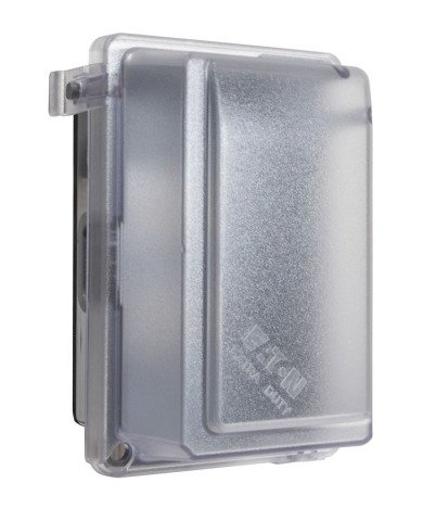COVER, JUNCTION BOX, SINGLE GANG, POLYCARBONATE