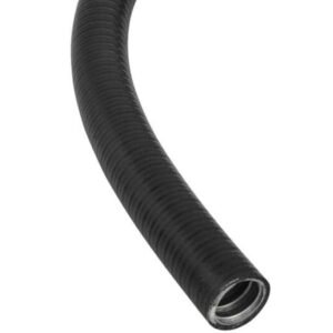 CONDUIT, HIGHLY FLEXIBLE, CORE, GALVANIZED STEEL, BLACK, 20 MM X 25 M