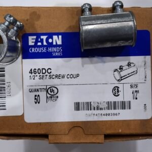 COUPLING, ELECTRICAL CONDUIT, w/ SCREW,