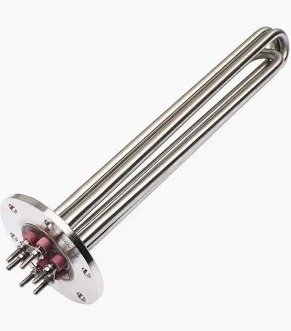 HEATING ELEMENT, ELECTRICAL, IMMERSION, LWD, STEEL, 415V, 6000W