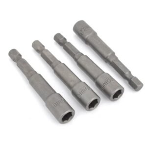NUTDRIVER SET, HEX SOCKET, MAGNETIC, CHROME VANADIUM STEEL,