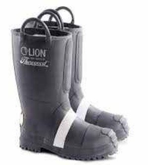 BOOTS, FIREMEN'S, RUBBER INSULATED FELT, LUG SOLE, NFPA 1971, WIDE, 10, MANUFACTURER: THOROGOOD SHOES WEINBRENNER, MODEL: WIDE,