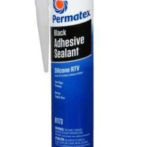 ADHESIVE,SEALANT,SILICONE,BLACK,