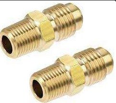 FITTING, STRAIGHT, BRASS