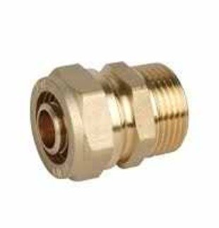 FITTING, STRAIGHT, BRASS, 1.02 X 0.56 INCH # 56-4111-0002 ; MANUFACTURER: BRASS