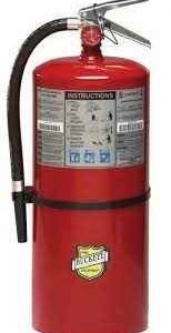 EXTINGUISHER, FIRE, DRY CHEMICAL, 240 PSI, 125 LB, 51 X 26 X 38 INCHES, MANUFACTURER: BUCKEYE FIRE EQUIPMENT,