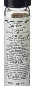 CHLORINE TEST REAGENT, DISPENSER REFILL, 10 ML, MANUFACTURER: HACH COMPANY, MODEL: 2105560,