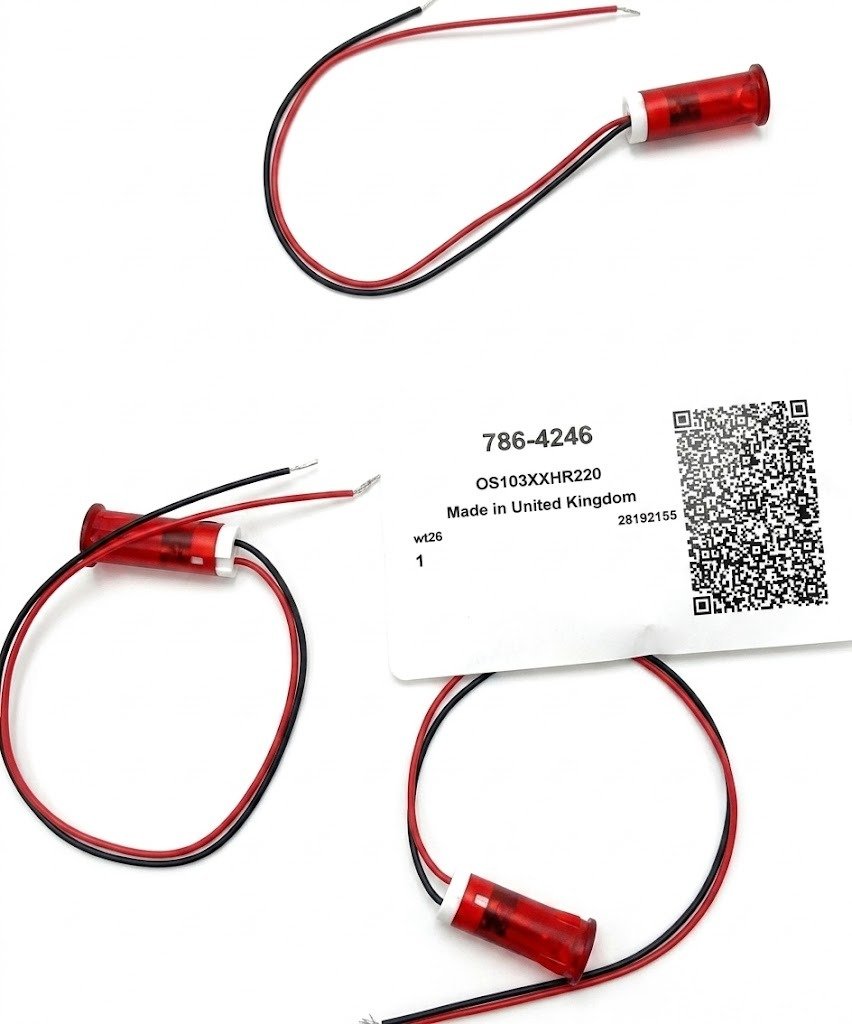 LIGHT, INDICATOR, LED, RED